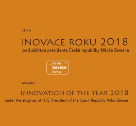 Soutěž o Cenu Inovace roku 2018 pod záštitou prezidenta České Republiky Miloše Zemana
